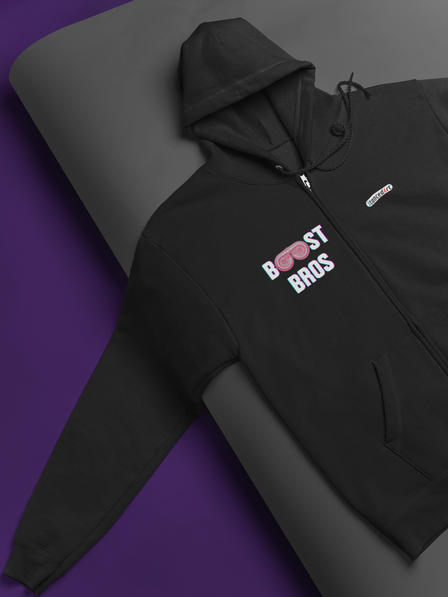 BOOST BROS🤝II - Zipper Hoodie